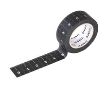 Carregar imagem no visualizador da galeria, Masking Tape – 019 Ruler black • Fita cola • Iconic
