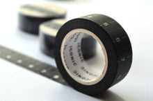 Carregar imagem no visualizador da galeria, Masking Tape – 019 Ruler black • Fita cola • Iconic
