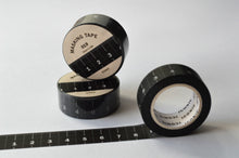Carregar imagem no visualizador da galeria, Masking Tape – 019 Ruler black • Fita cola • Iconic