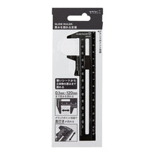 Load image into Gallery viewer, Slide Ruler • Black • Midori