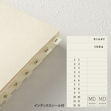 Carregar imagem no visualizador da galeria, Notebook Journal A5 1 day 1 page • Pontilhado • Midori MD Paper
